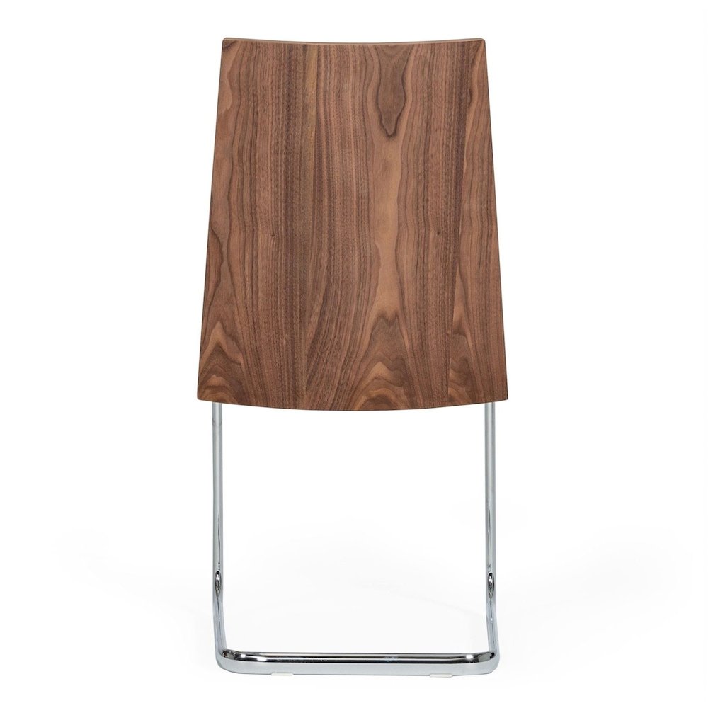 Morgan - Modern Black and Walnut Dining Chair (Set of 2). Picture 5