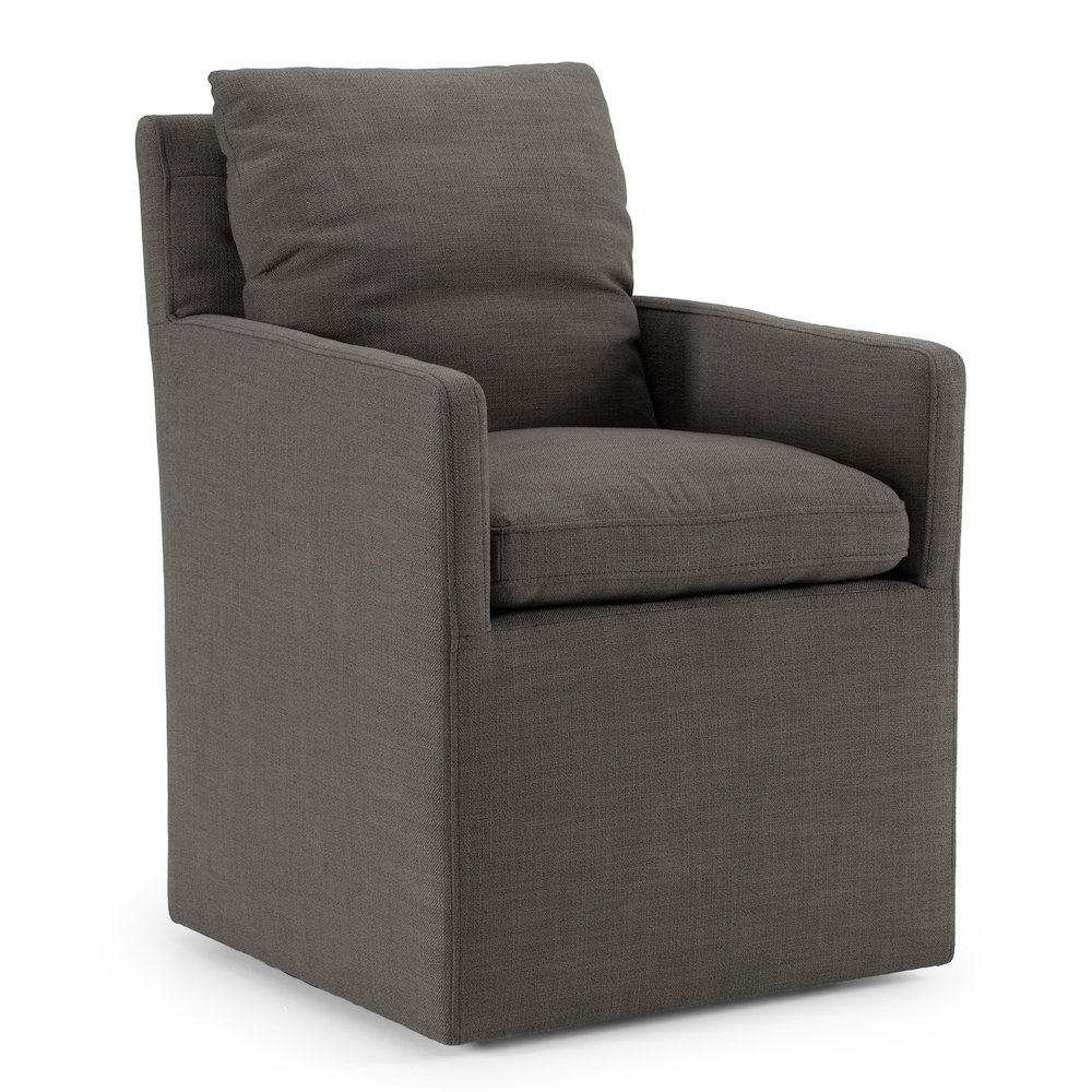 Newcastle - Modern Grey Fabric Dining Chair. Picture 1