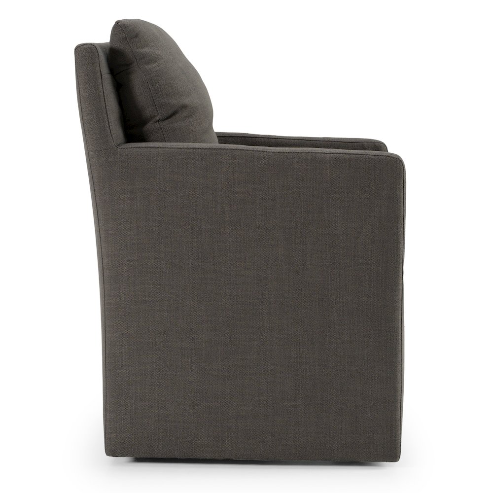 Newcastle - Modern Grey Fabric Dining Chair. Picture 4