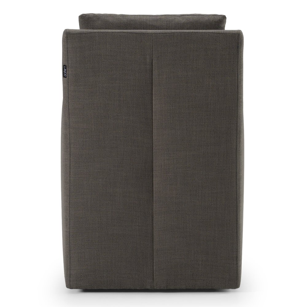 Newcastle - Modern Grey Fabric Dining Chair. Picture 5