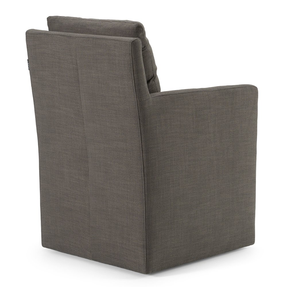 Newcastle - Modern Grey Fabric Dining Chair. Picture 6