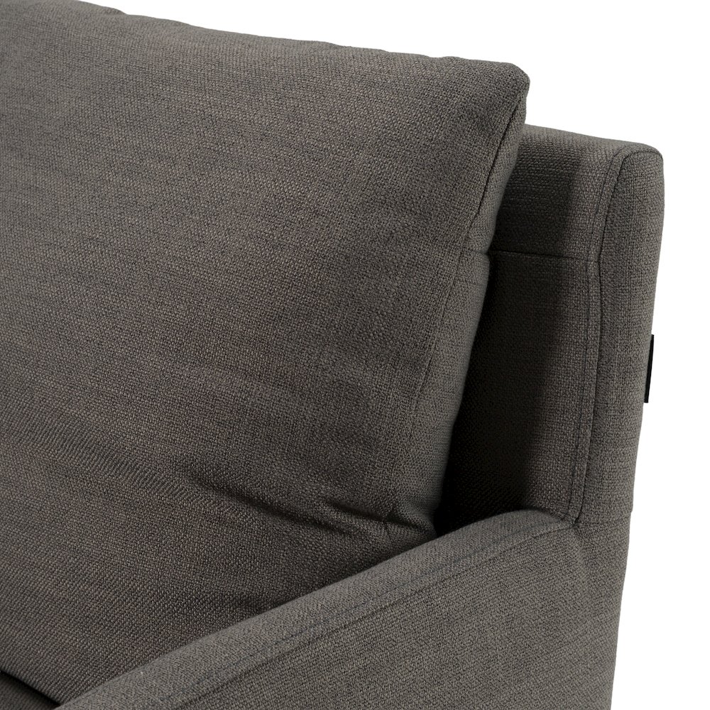 Newcastle - Modern Grey Fabric Dining Chair. Picture 7