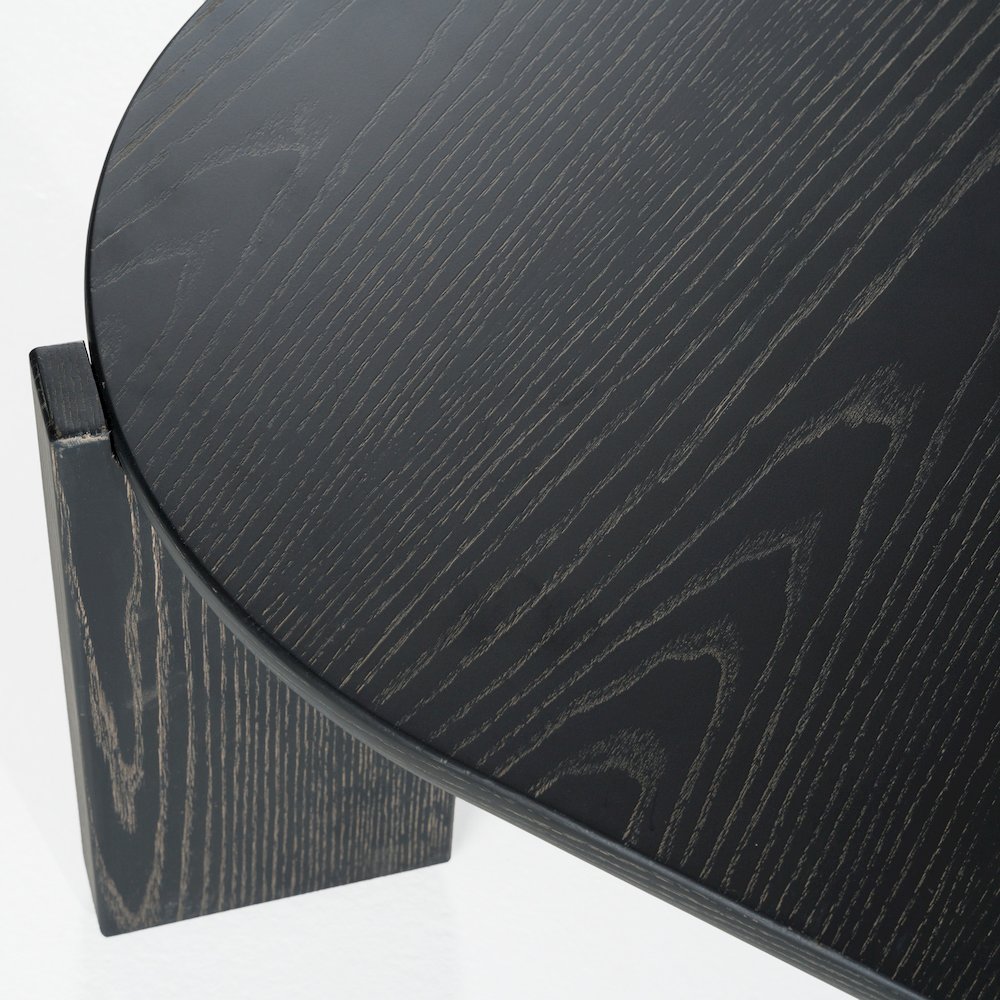 Modrest Noah - Modern Dark Brown Square Coffee Table. Picture 4