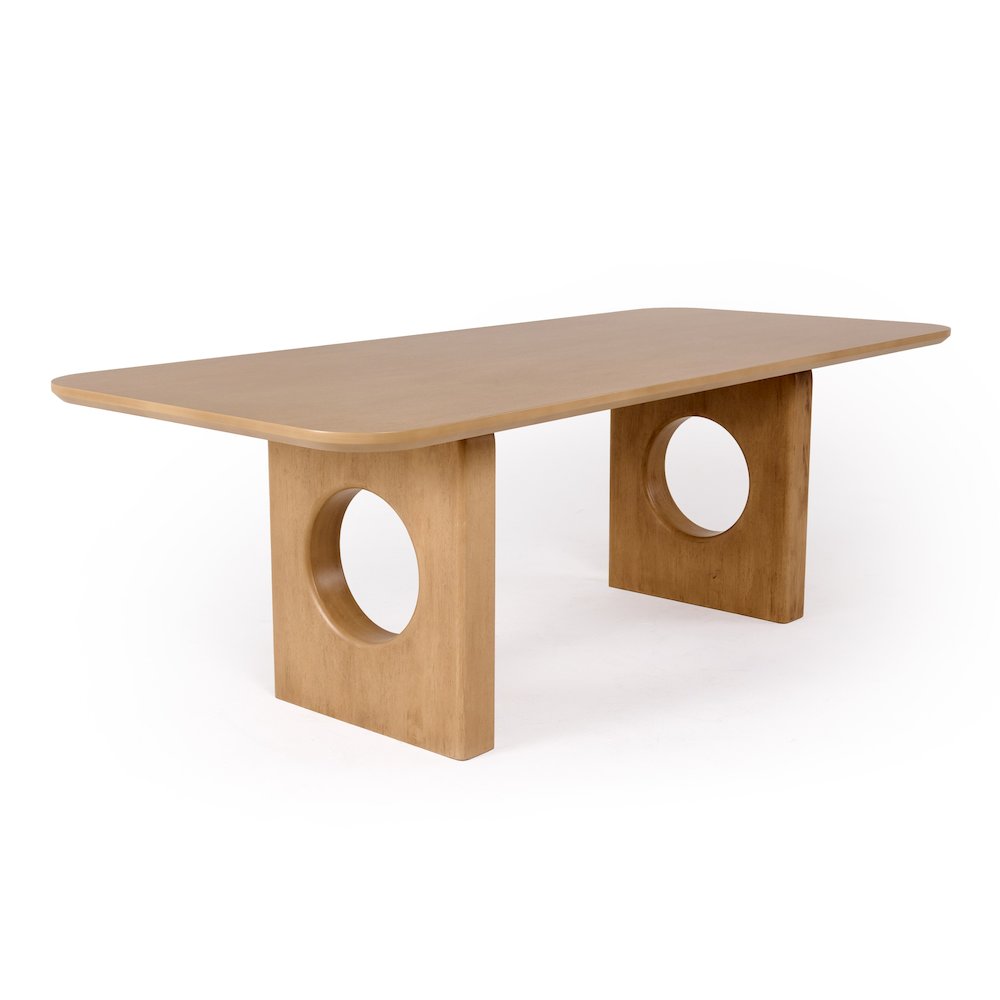 Nova Domus Oshana - Modern White Oak Dining Table. Picture 9