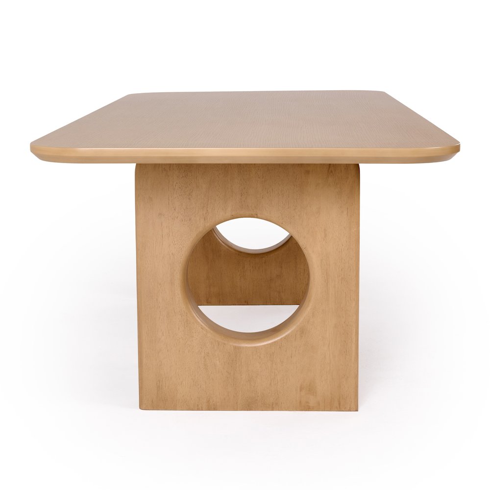 Nova Domus Oshana - Modern White Oak Dining Table. Picture 10
