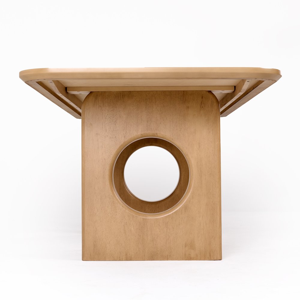 Nova Domus Oshana - Modern White Oak Dining Table. Picture 12