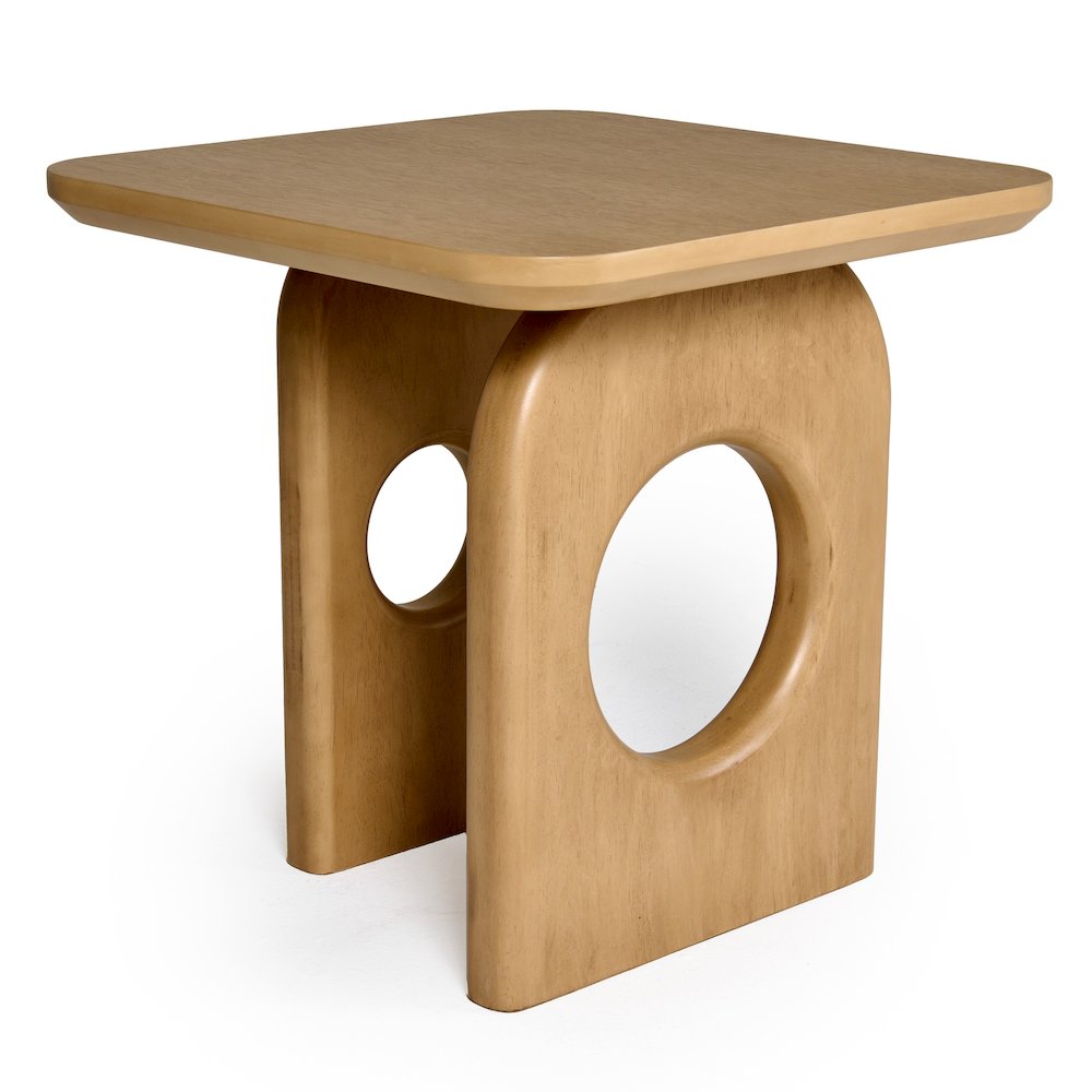 Nova Domus Oshana - Modern White Oak End Table. Picture 5