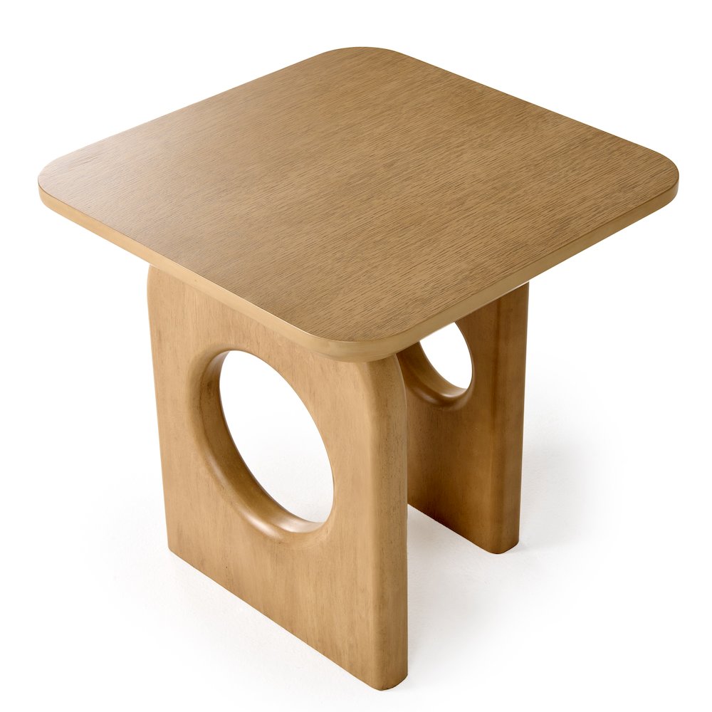 Nova Domus Oshana - Modern White Oak End Table. Picture 6