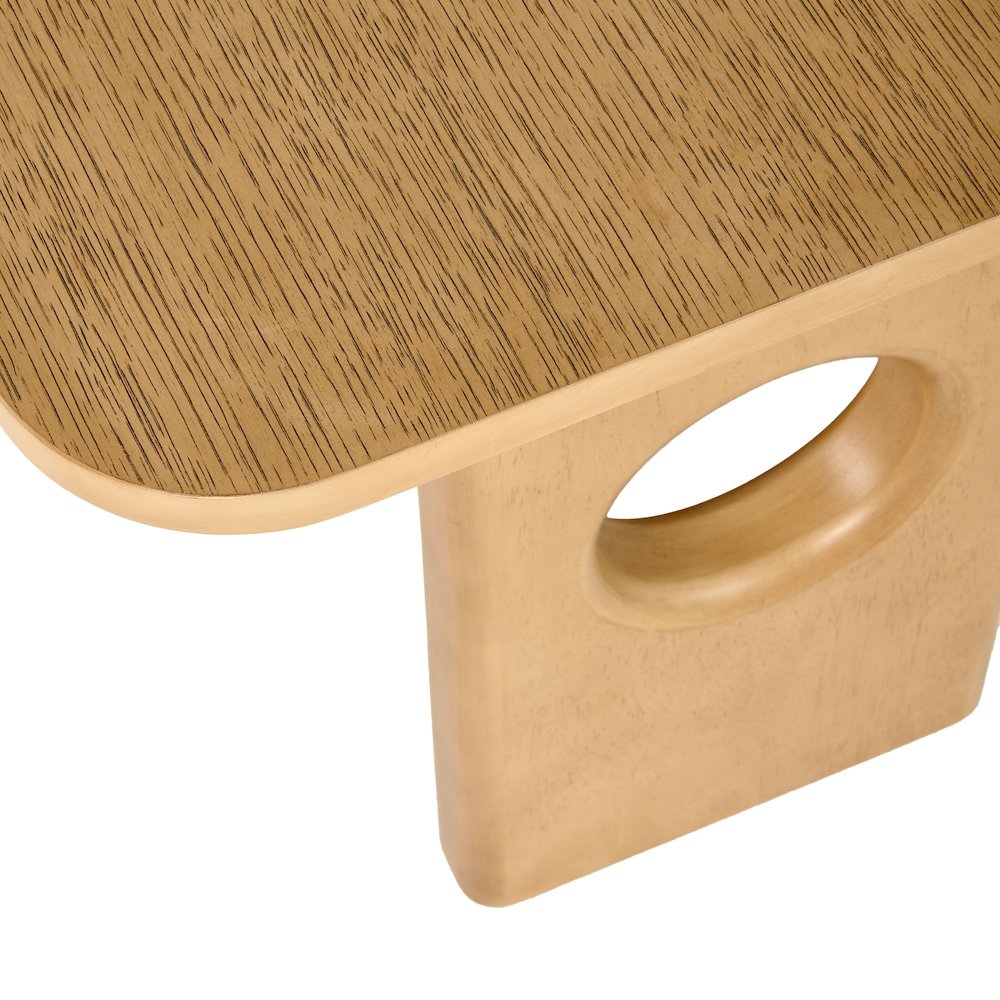 Nova Domus Oshana - Modern White Oak End Table. Picture 7