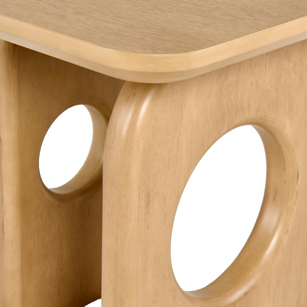 Nova Domus Oshana - Modern White Oak End Table. Picture 8