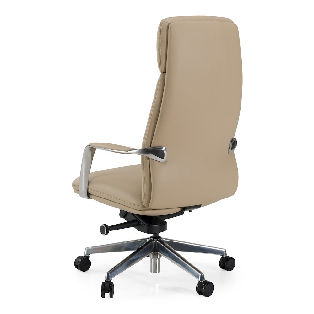 Ozark - Modern Tan Vegan Leather Office Chair. Picture 9