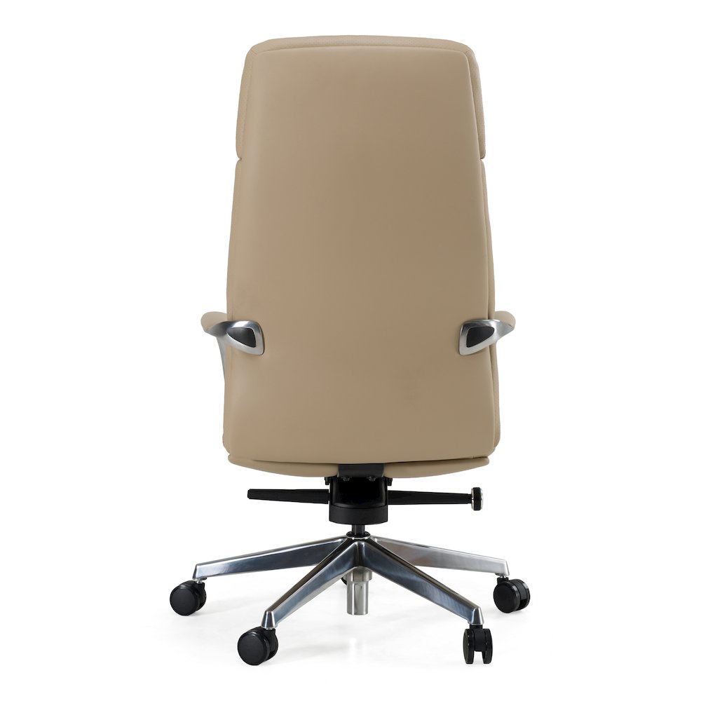 Ozark - Modern Tan Vegan Leather Office Chair. Picture 4