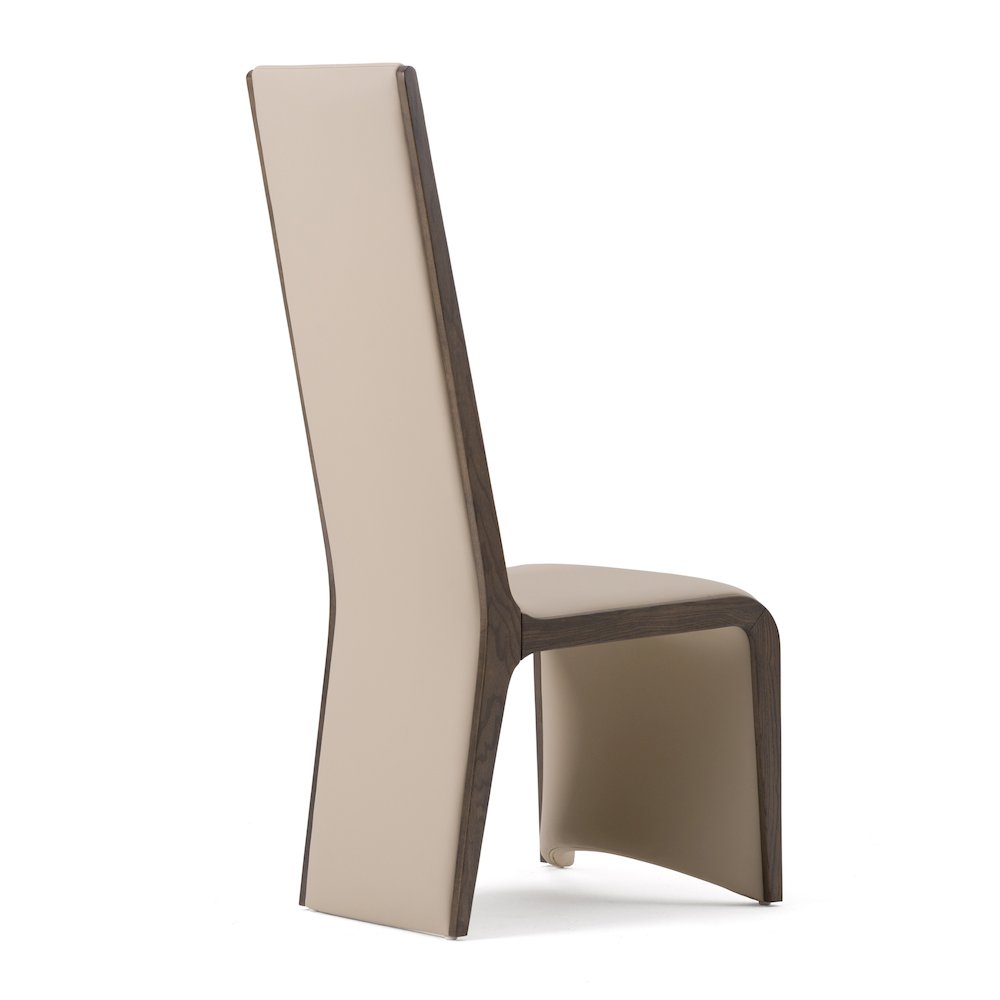 Modrest Pacer - Modern Beige & Grey Ash Dining Chair (Set of 2). Picture 6