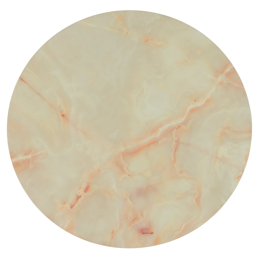 Modrest Pampa - Modern Faux Marble End Table. Picture 4