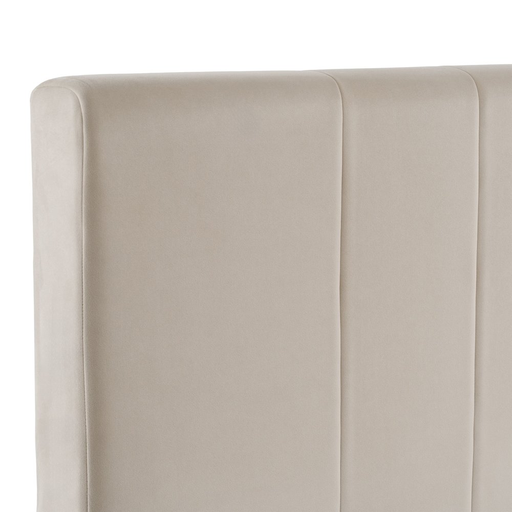 Penrose - Modern Beige Fabric Eastern King Bed. Picture 6