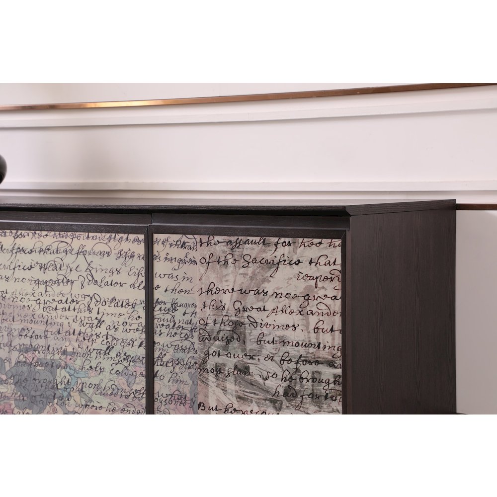 Modrest Phelan - Modern Smoked Ash & Brass Buffet. Picture 6