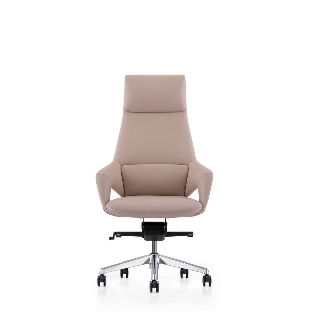 Modrest - Prost Modern Beige High Back Executive Office Chair. Picture 2
