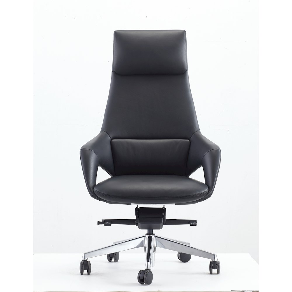 Modrest - Prost Modern Black High Back Executive Office Chair. Picture 2