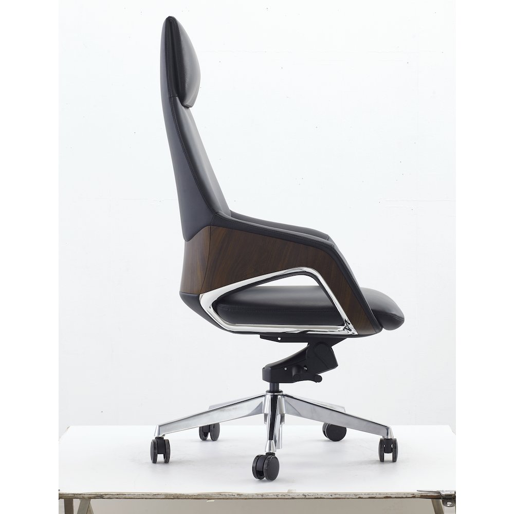 Modrest - Prost Modern Black High Back Executive Office Chair. Picture 3