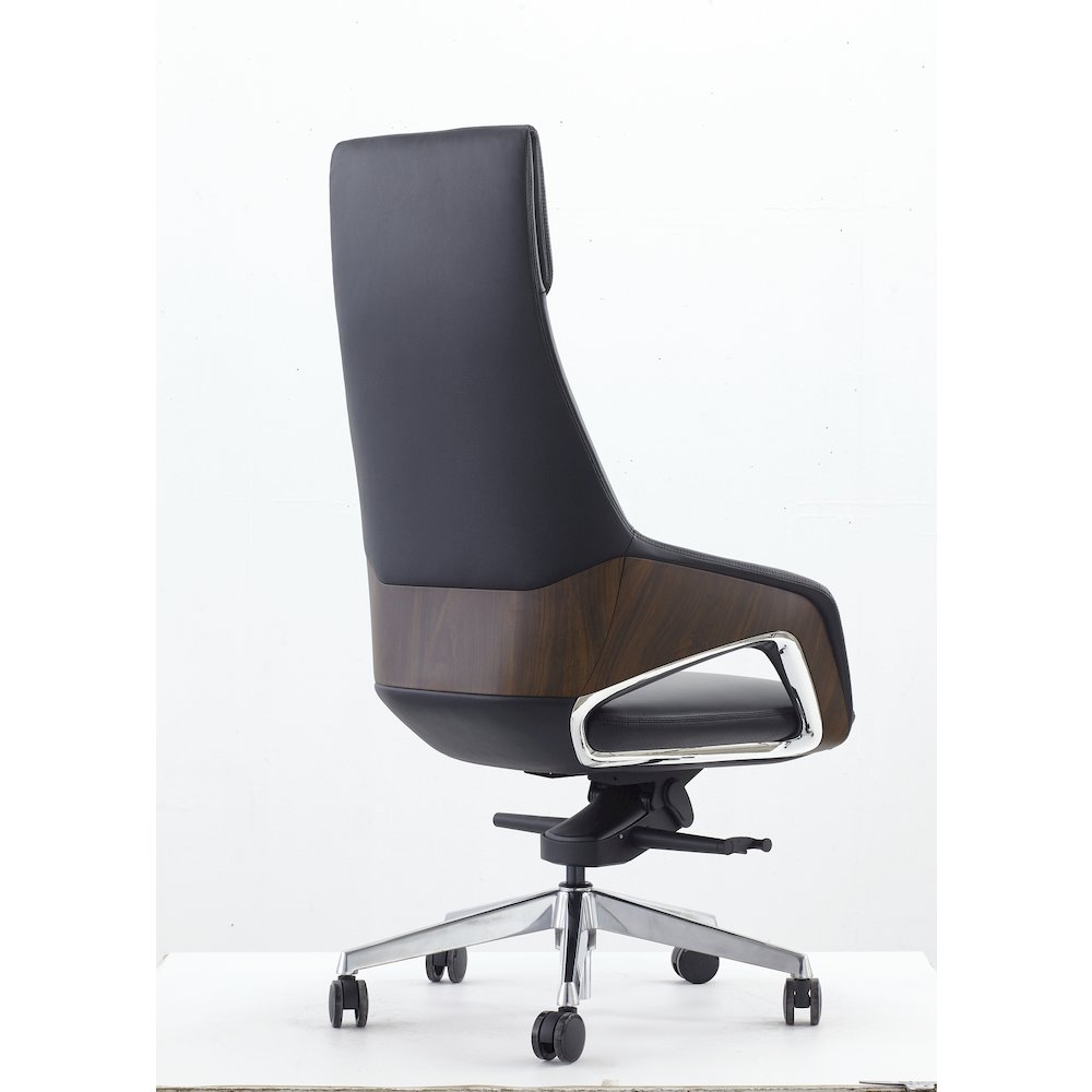 Modrest - Prost Modern Black High Back Executive Office Chair. Picture 4