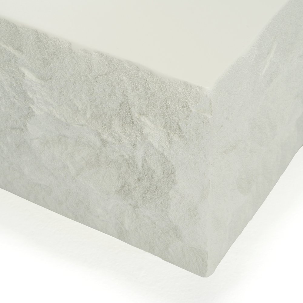 Modrest Quarry - Modern Off-White Square Coffee Table. Picture 6