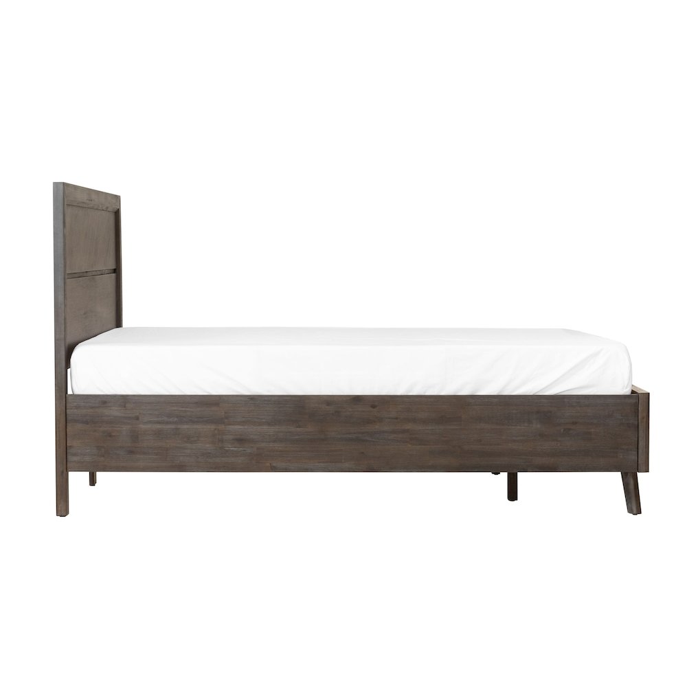 Modrest Roger - Queen Mid-century Acacia Bed. Picture 2