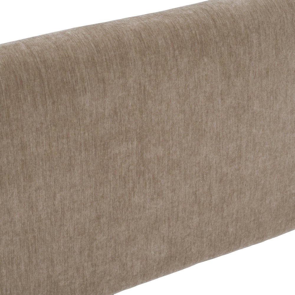 Eastern King Rousey - Modern Taupe Fabric Bed. Picture 7