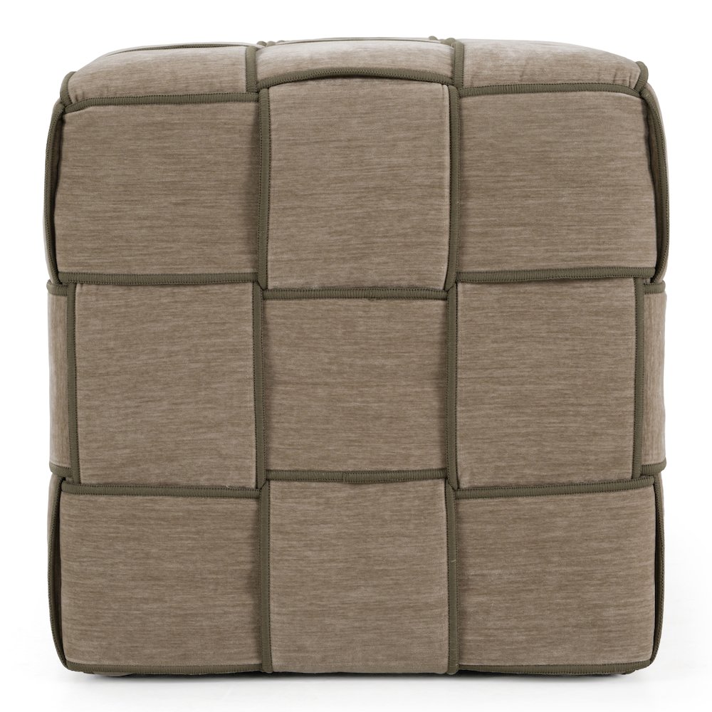Rousey - Modern Taupe Fabric Bench. Picture 3