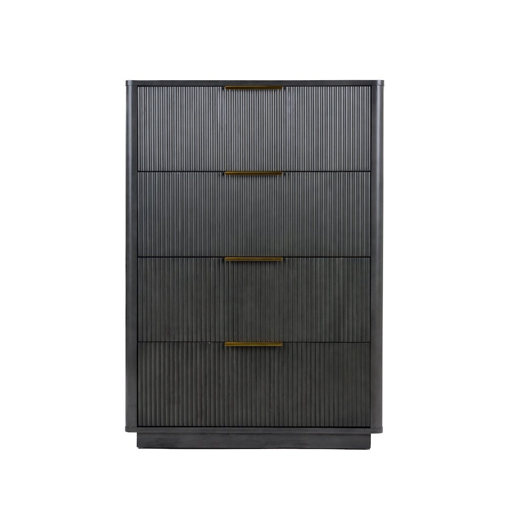 Nova Domus Santa Monica - Modern Grey Wash Chest. Picture 1