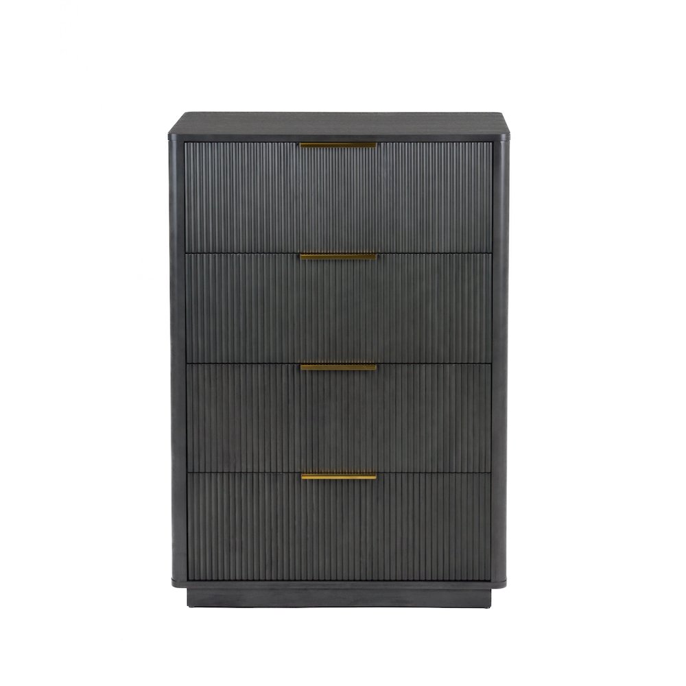 Nova Domus Santa Monica - Modern Grey Wash Chest. Picture 5