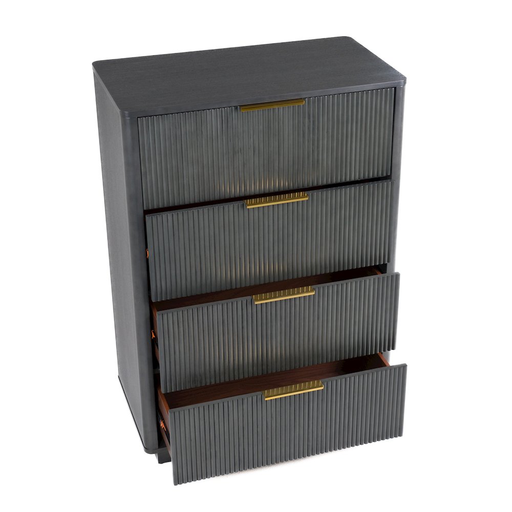 Nova Domus Santa Monica - Modern Grey Wash Chest. Picture 9