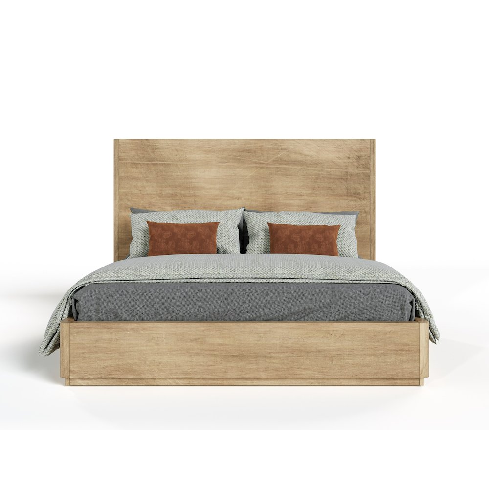 Nova Domus Santa Monica - Queen Modern Natural Oak Bed. Picture 1