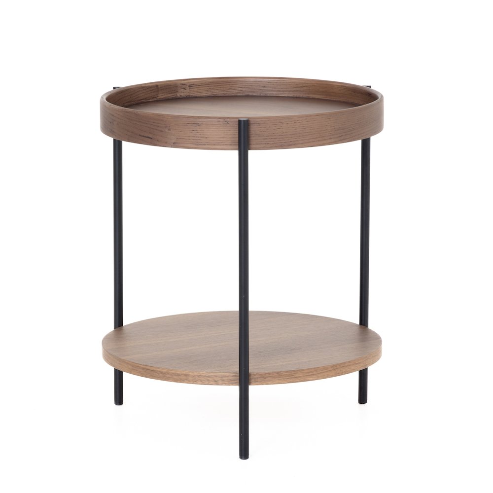Modrest Savoy - Modern Walnut End Table. Picture 1