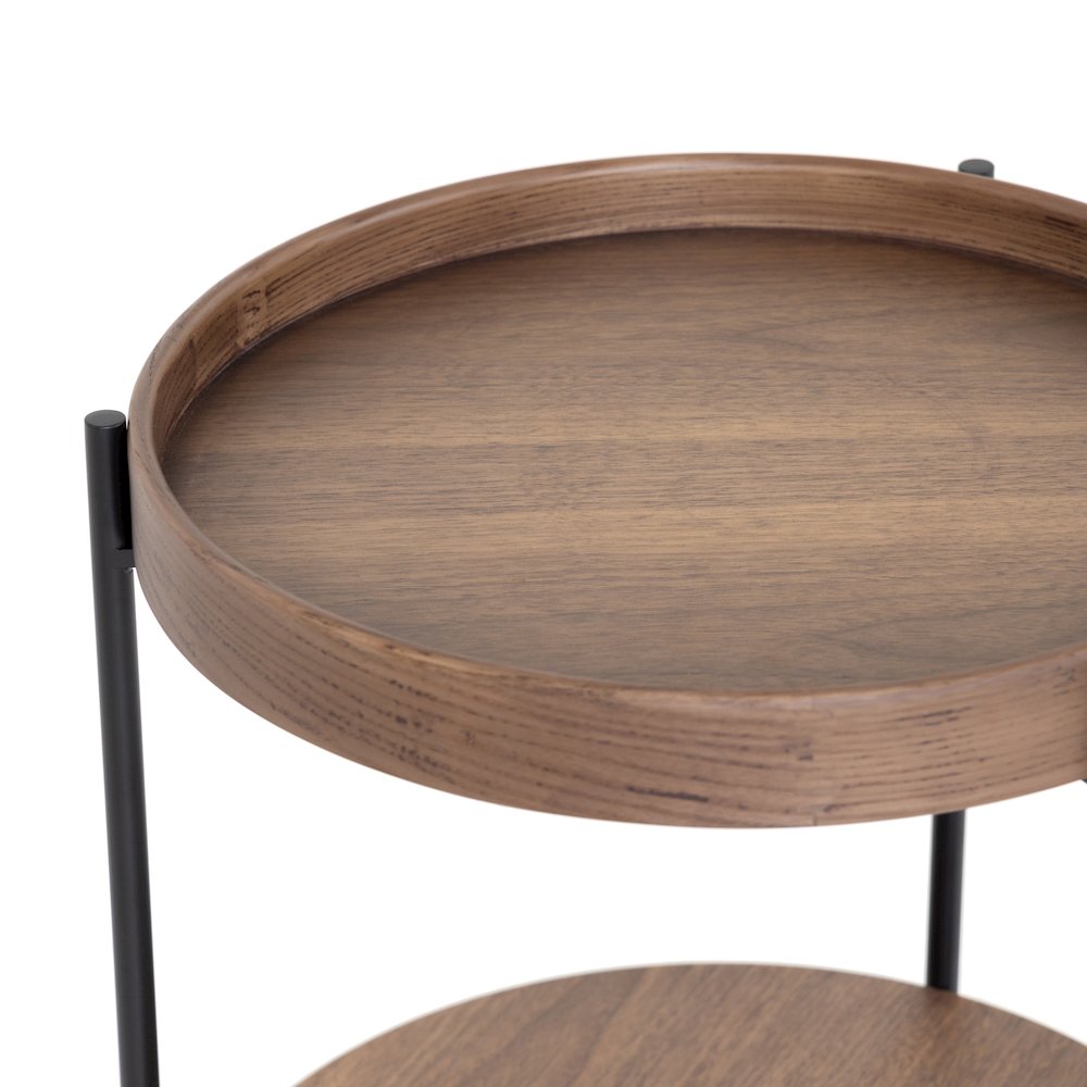 Modrest Savoy - Modern Walnut End Table. Picture 3