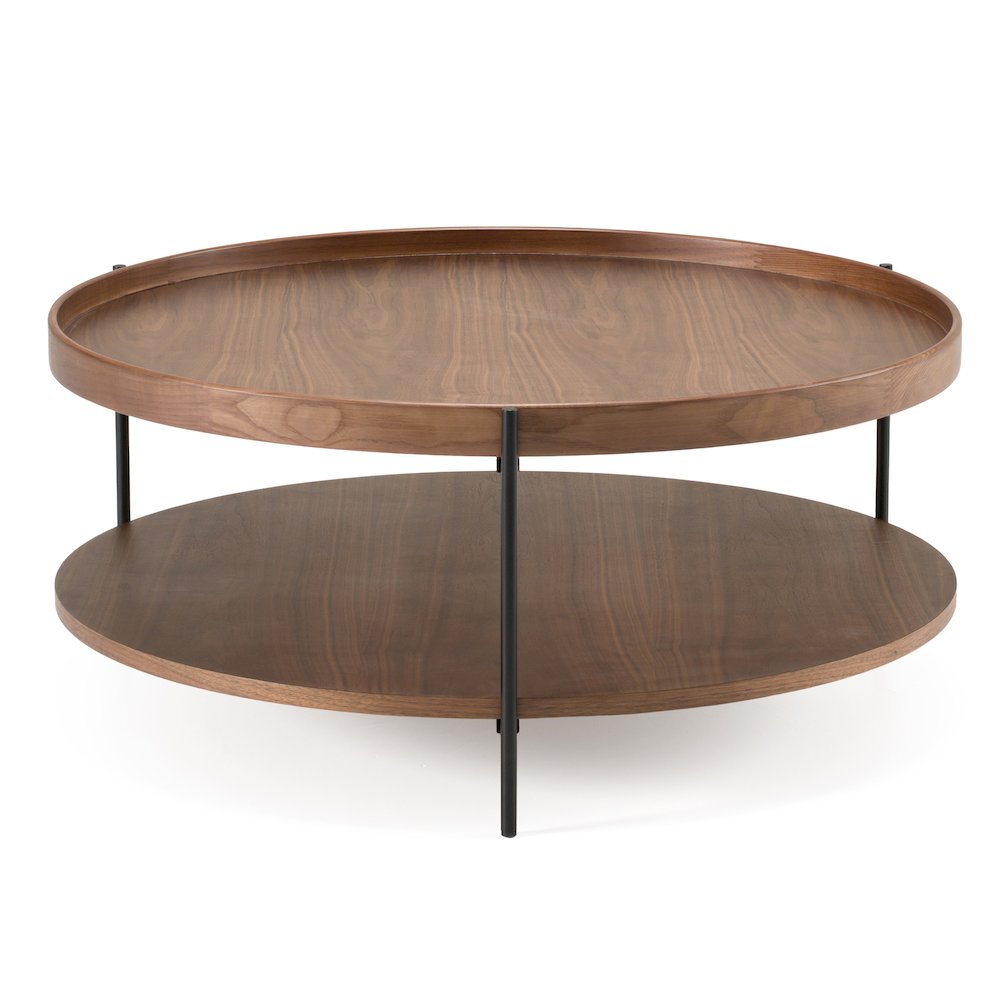 Savoy - Modern Walnut Large Coffee Table. Picture 1