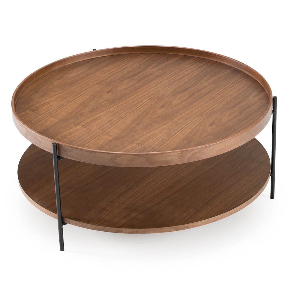 Savoy - Modern Walnut Large Coffee Table. Picture 3