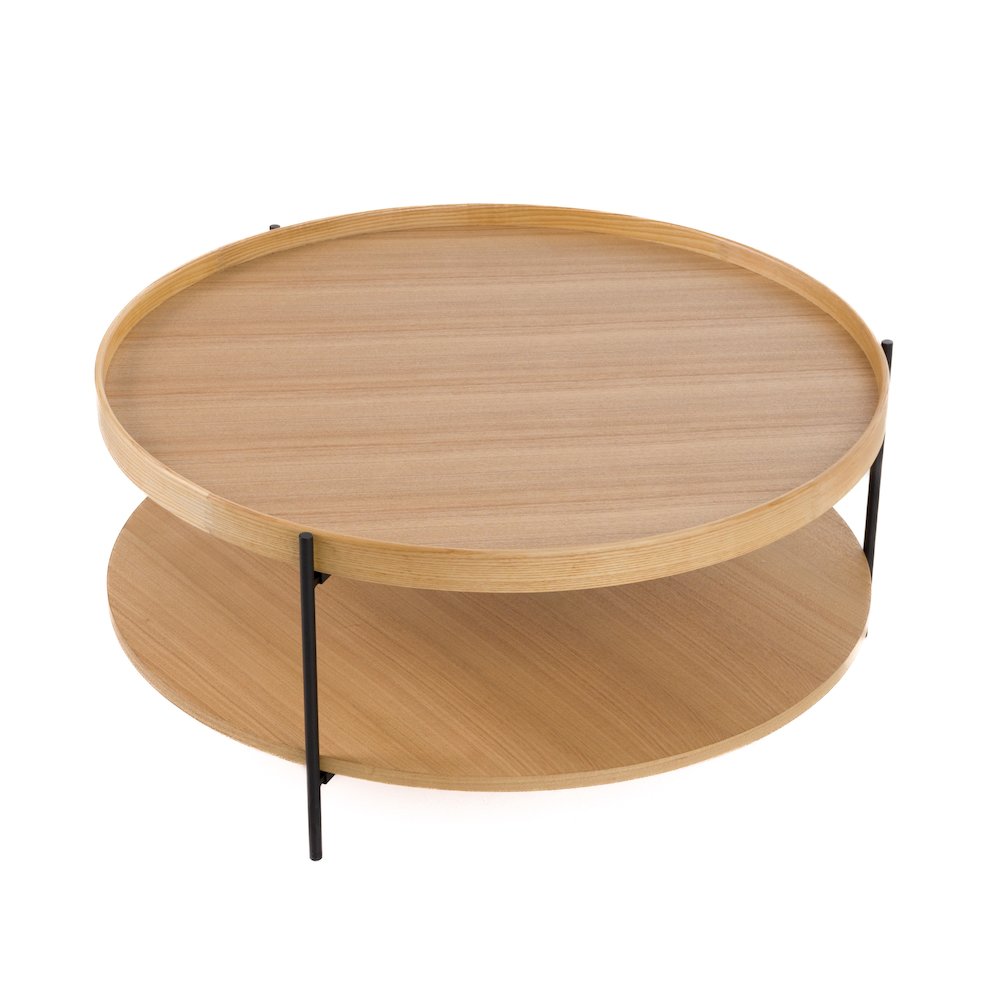 Modrest Savoy - Modern Natural Ash Large Coffee Table. Picture 2