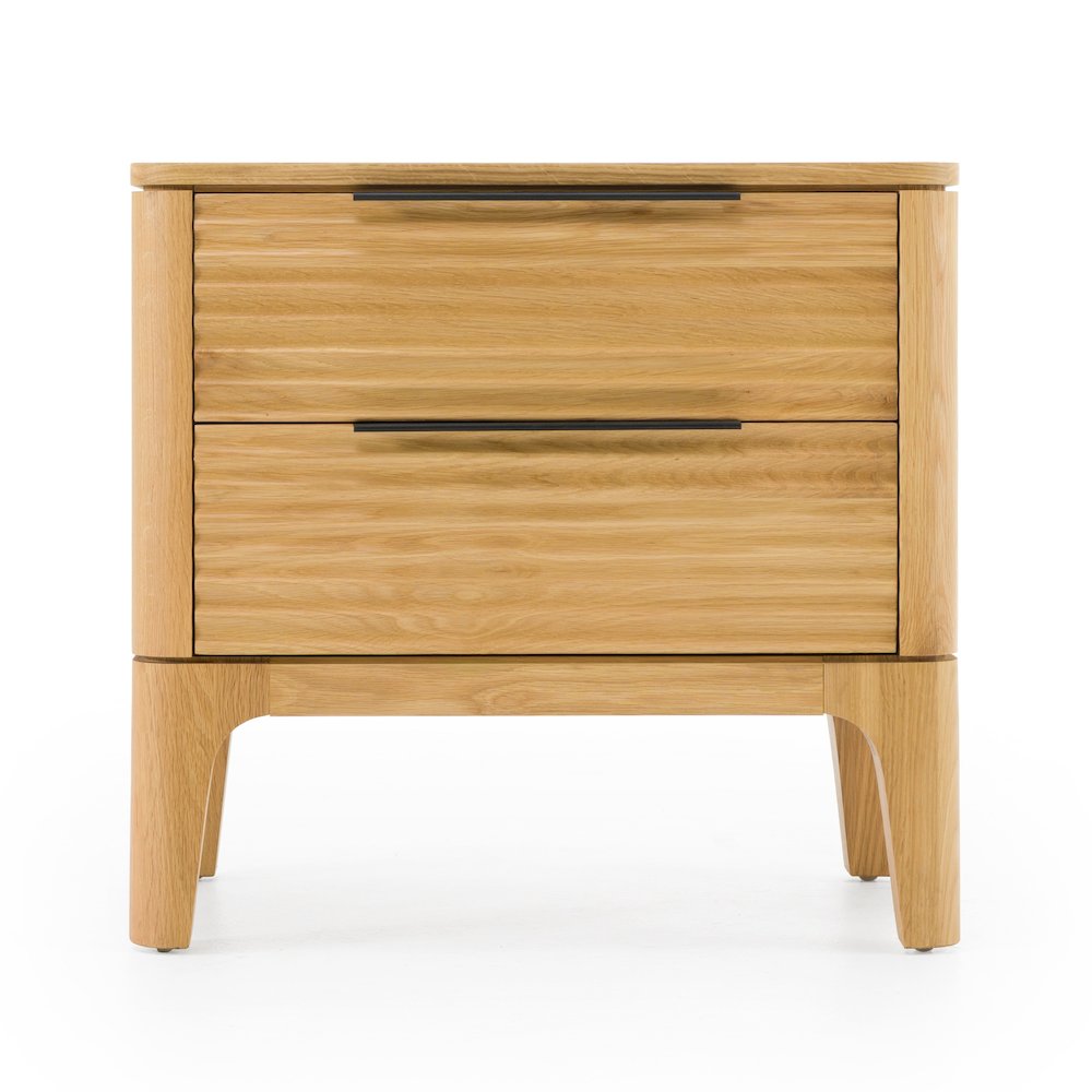 Seattle - Modern Natural Oak Nightstand. Picture 1
