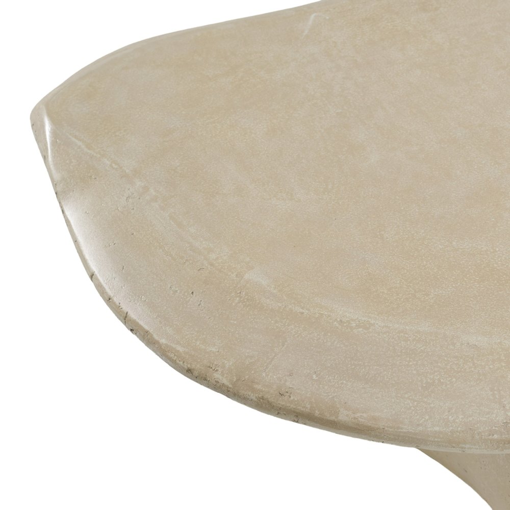 Slone - Modern Beige Fiberform Coffee Table. Picture 5