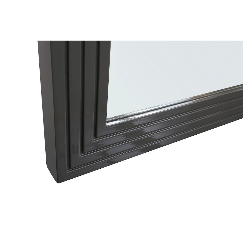 Modrest Splendor - Grey High Gloss Slatted MIrror. Picture 3