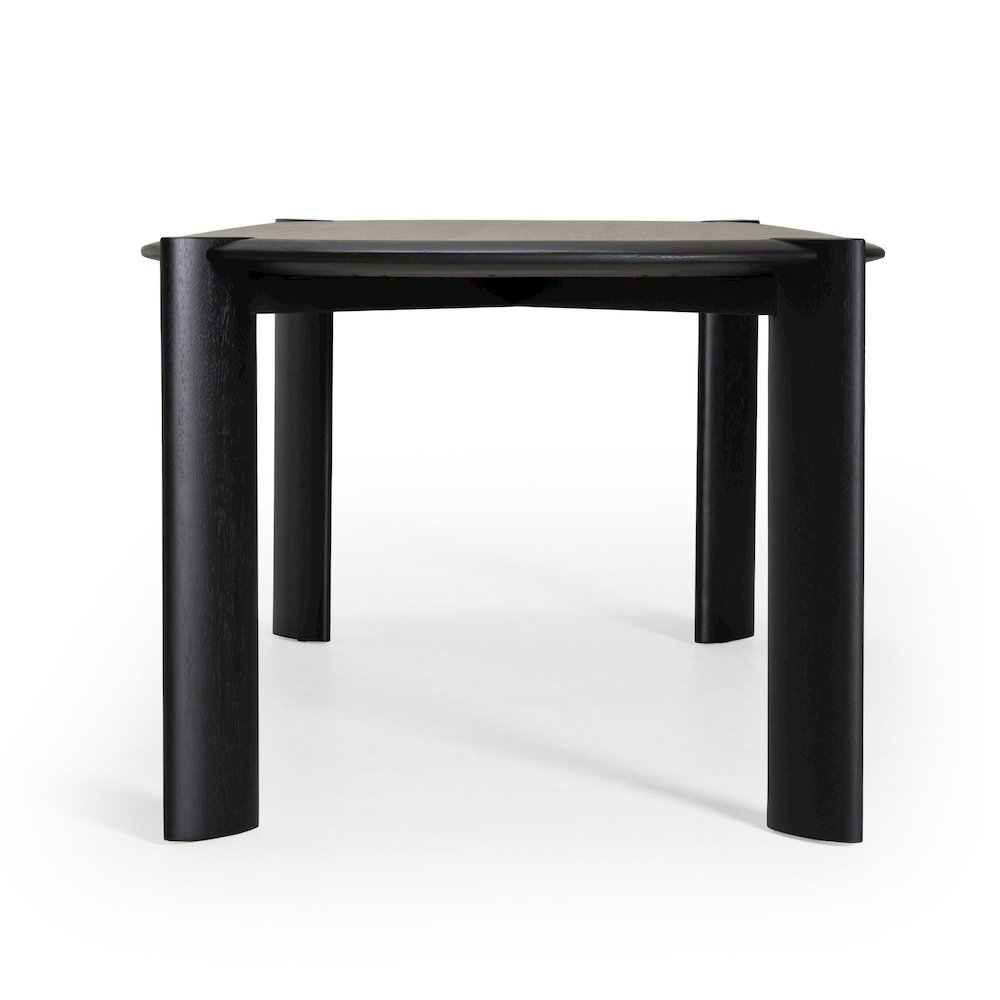 Modrest Steven - Modern Black Oval Dining Table. Picture 3