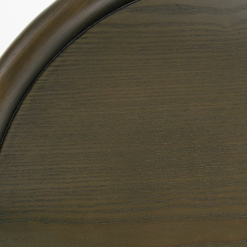 Modrest Strauss - Contemporary Brown Ash Round End Table. Picture 3
