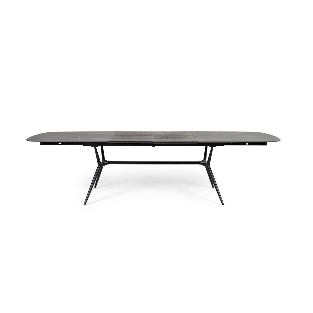 Modrest Suzie - Modern Ceramic + Black Ash Extendable Dining Table. Picture 1