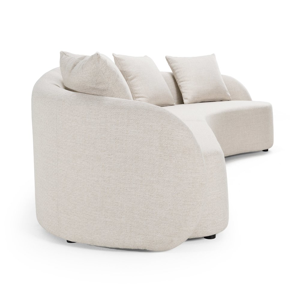Renava Tabarca - Outdoor Beige Fabric Sectional Sofa. Picture 3