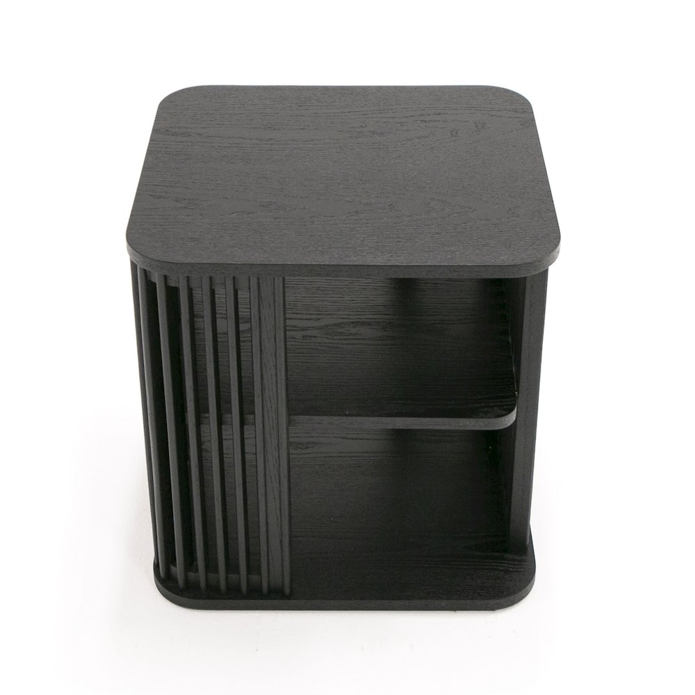 Modrest Thayne - Modern Mid Century Black Ash End Table. Picture 3