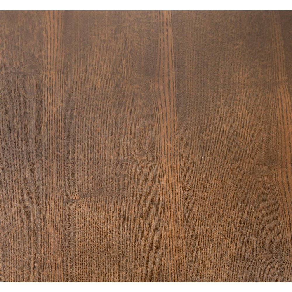 Modrest Theresa Modern Round Walnut & Black Table. Picture 6