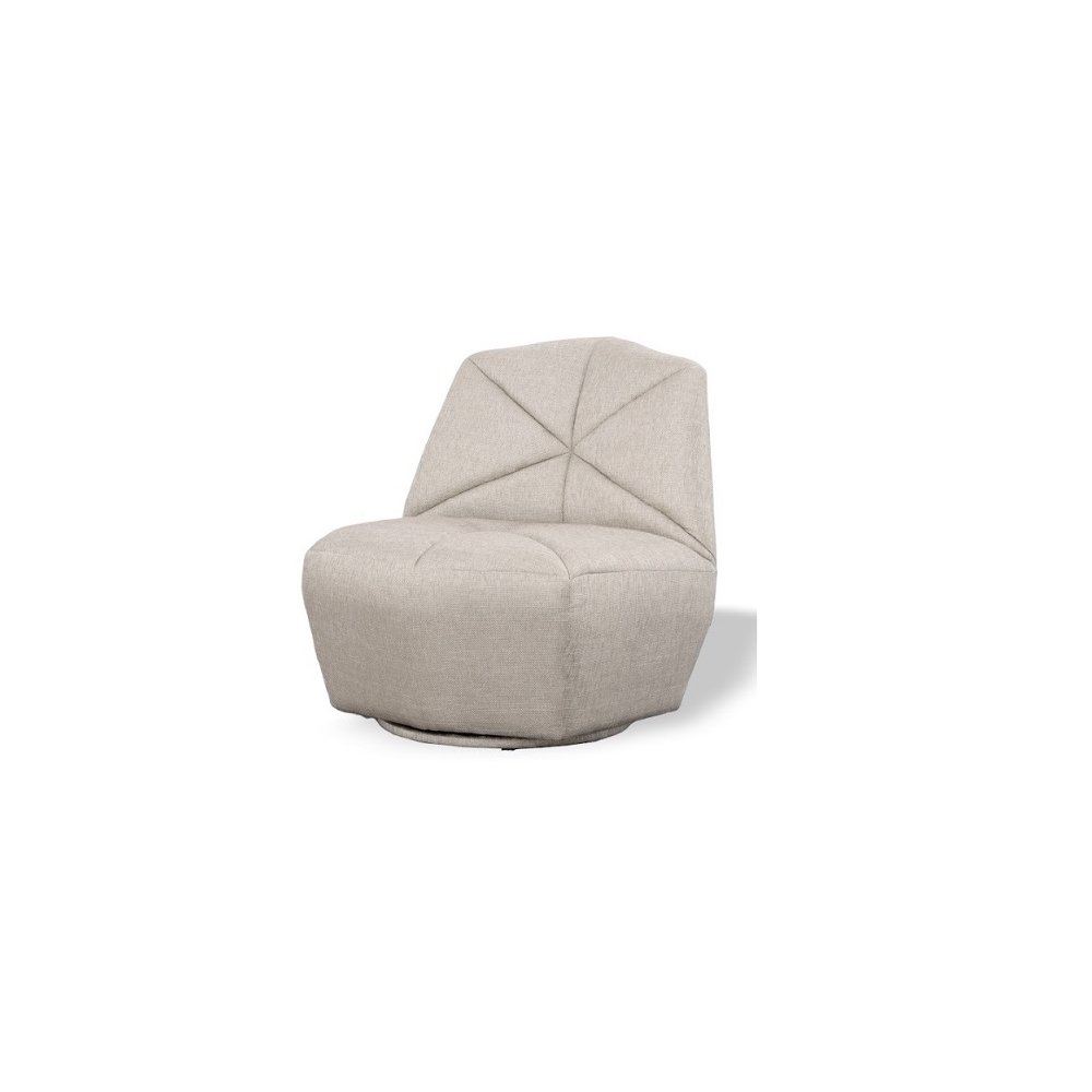 Divani Casa Tomlin - Contemporary Grey Woven Fabric Accent Chair. Picture 1