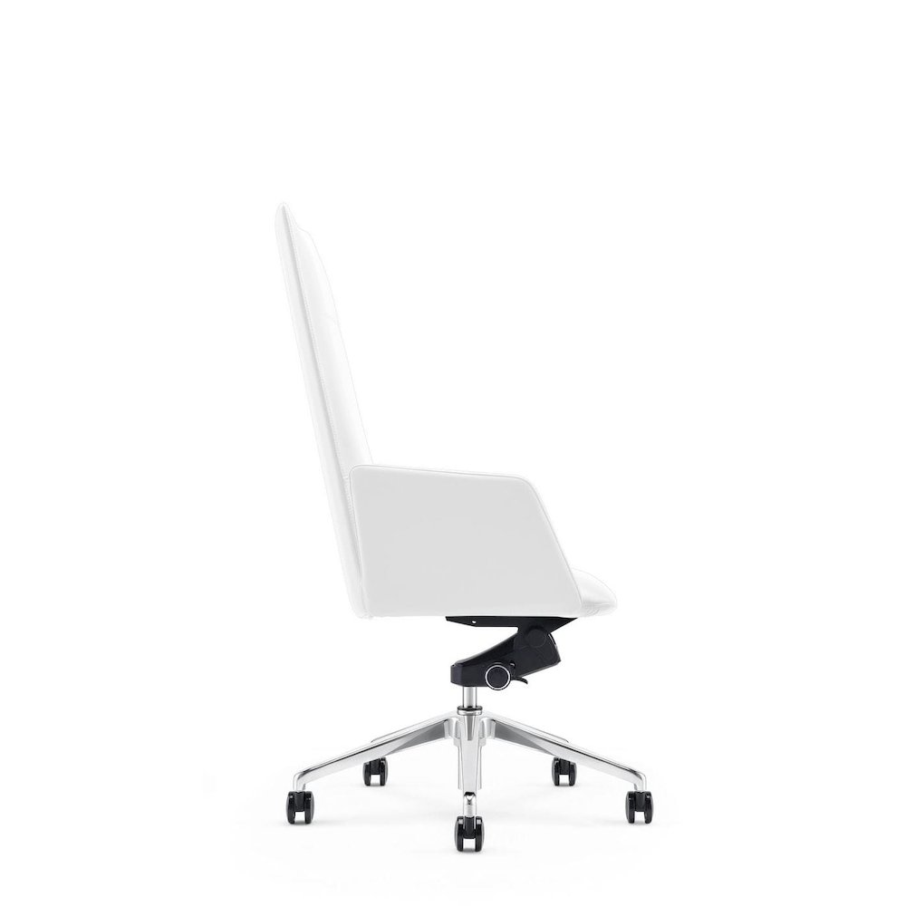Modrest Tricia - Modern White High Back Executive Office Chair. Picture 4