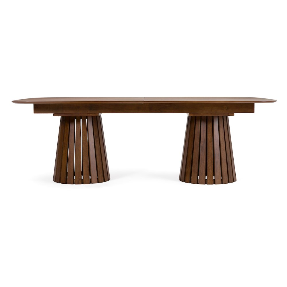 Modrest Truman - Mid-Century Modern Walnut Extendable Dining Table. Picture 3