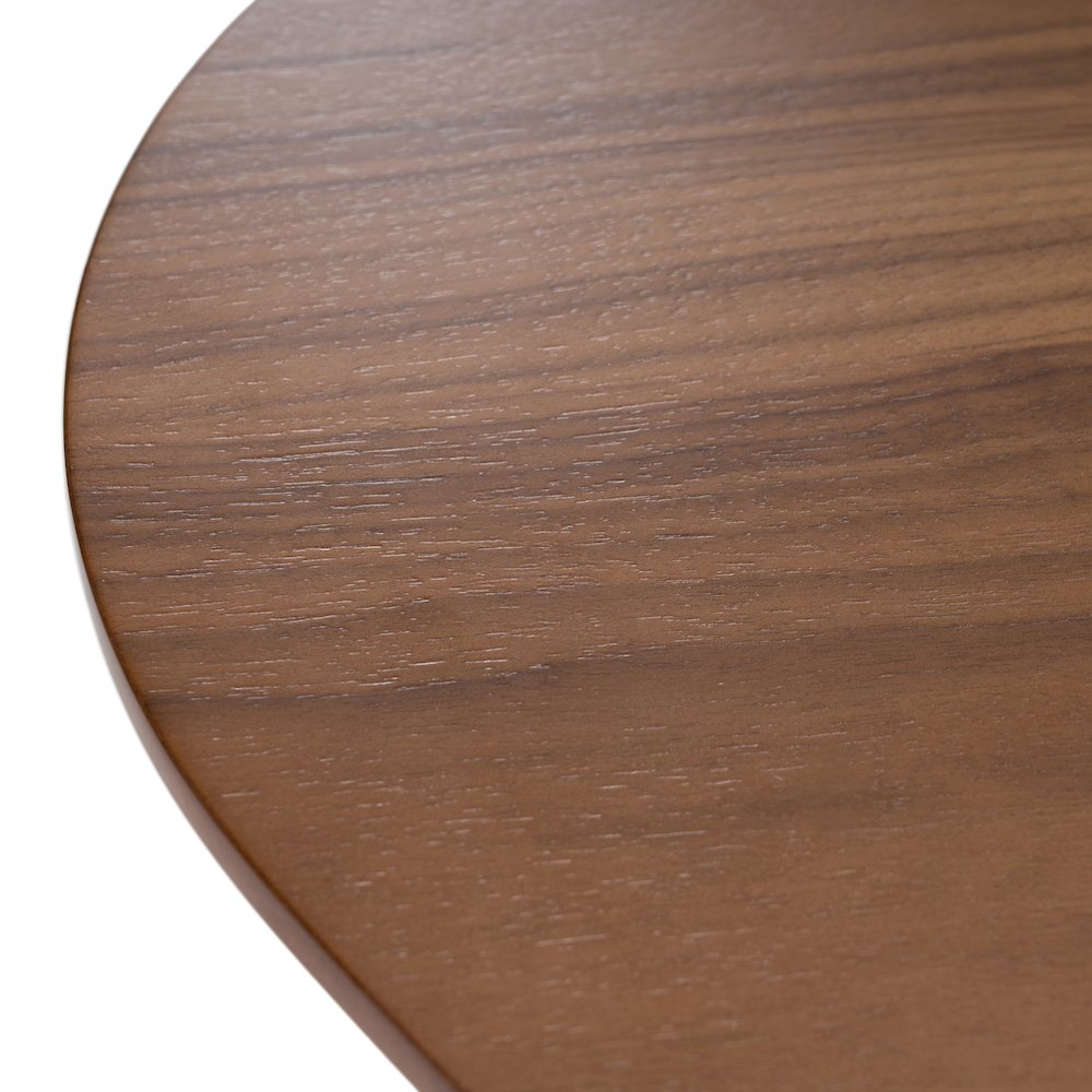 Modrest Truman - Mid-Century Modern Walnut Extendable Dining Table. Picture 8